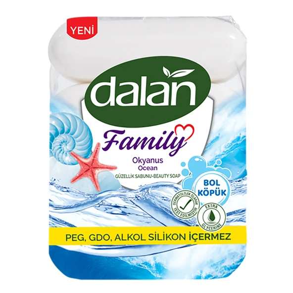 Dalan Family Okyanus Güzellik Sabunu 4x75 G (7'li Paket) ürün görseli 1