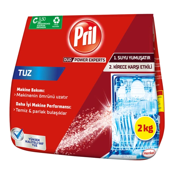 Pril Bulaşık Makinesi Tuz 2 Kg (6'li Paket) ürün görseli 1