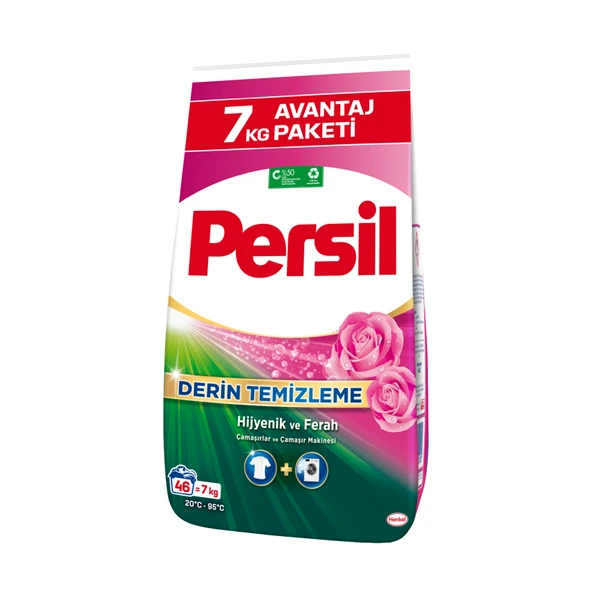 Persil Toz Çamaşır Deterjanı 7kg 46 Yıkama Gülün Büyüsü (4'li Paket) ürün görseli 1