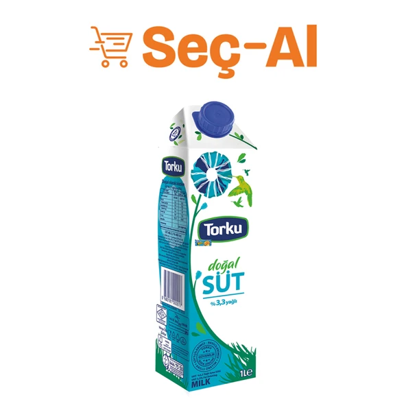 Torku Uht Süt 1 L (8'li Paket) ürün görseli 1