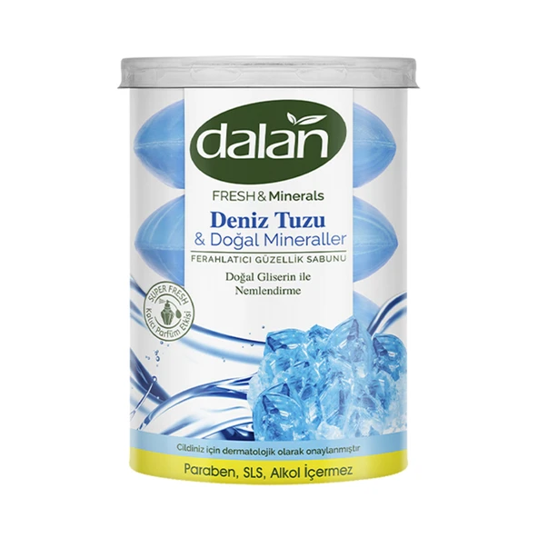 Dalan Fresh & Minerals Deniz Tuzu Sabun 4 x 110 G (4'li Paket) ürün görseli 1