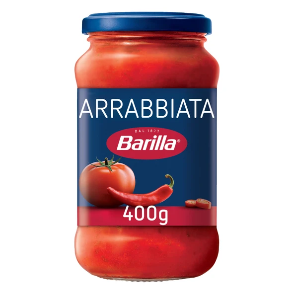 Barilla Acılı ve Domatesli (Arabbiata) Makarna Sosu 400 G (5'li Paket) ürün görseli 1