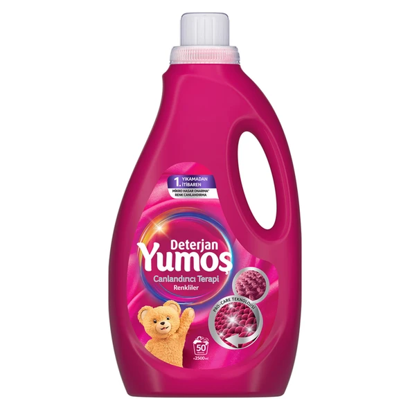 Yumoş Sıvı Deterjan Renkliler 2.5 L (7'li Paket) ürün görseli 1