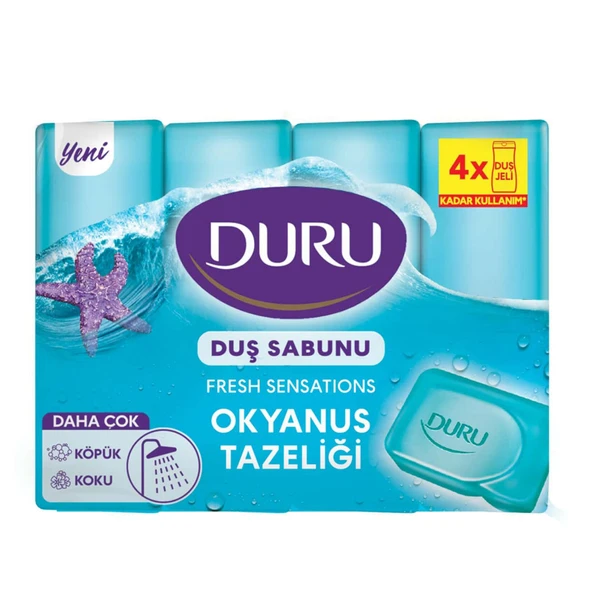 Duru Fresh Duş Sabunu Okyanus Esintisi 4X150 G (6'li Paket) ürün görseli 1