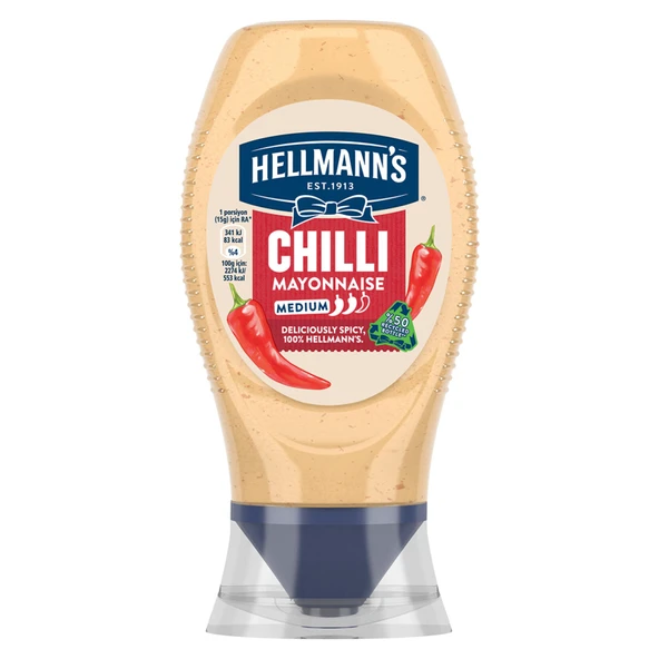 Hellmann's Acılı Mayonez 230 G (4'li Paket) ürün görseli 1