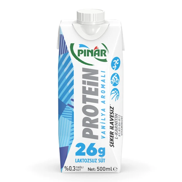 Pınar Protein Vanilya Aromalı Süt 500 ml (5'li Paket) ürün görseli 1