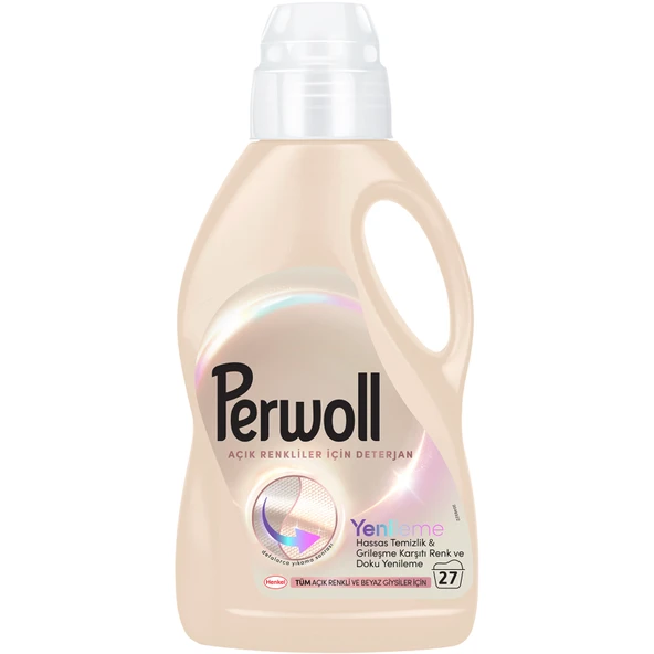 Perwoll Açık Renkliler Sıvı Bakım Deterjan 1.485 L (4'li Paket) ürün görseli 1
