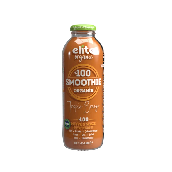 Elite Organik Smoothie Tropic Breeze 414 Ml (7'li Paket) ürün görseli 1