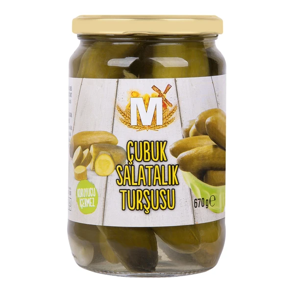 Migros Çubuk Salatalık Turşusu 670 G (5'li Paket) ürün görseli 1