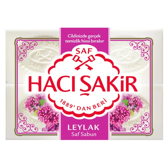 Hacı Şakir Kalıp Sabun Leylak 4 x 150 G (3'li Paket) ürün görseli 1