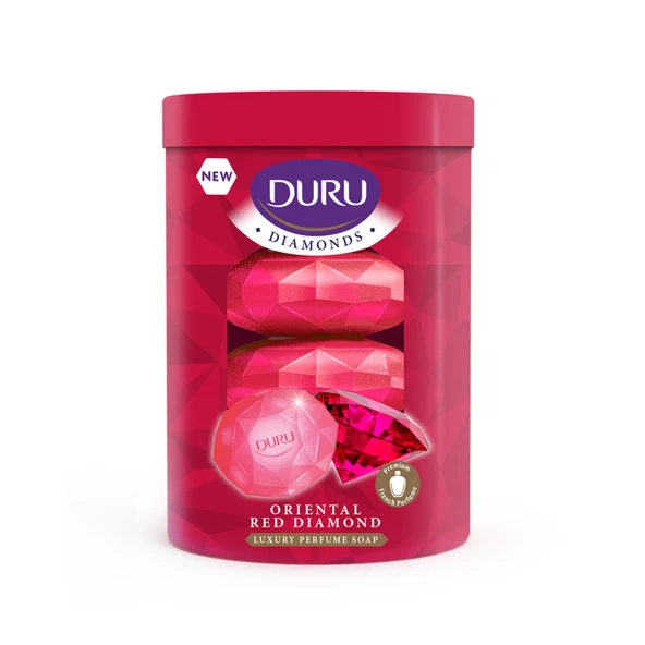 Duru Diamonds Oriental Red Sabun 360 G (3'li Paket) ürün görseli 1