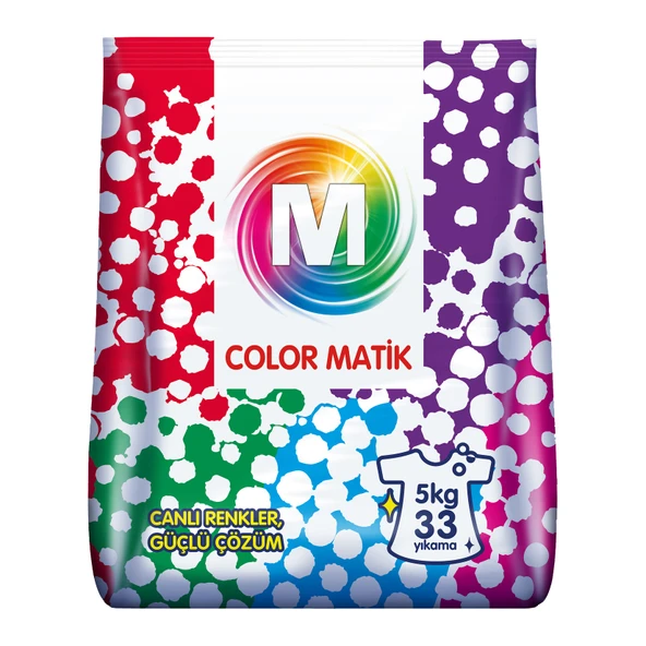 Migros Color Matik 5 Kg 33 Yıkama (6'li Paket) ürün görseli 1