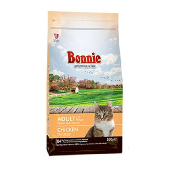 Bonnie Chicken Premium Adult Kuru Kedi Maması 500 G (6'li Paket) ürün görseli 1