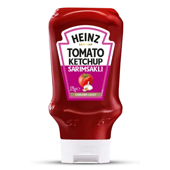 Heinz Sarımsaklı Ketçap 375 G (8'li Paket) ürün görseli 1