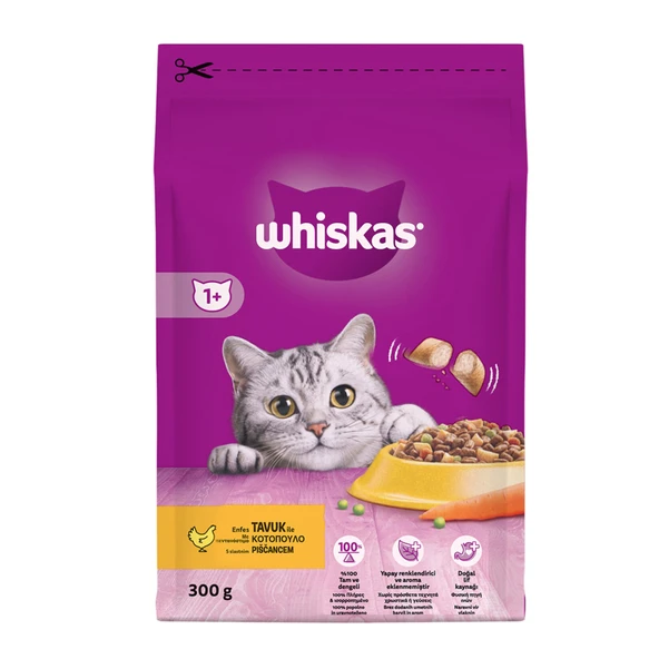 Whiskas Tavuklu Kuru Mama 300 G (6'li Paket) ürün görseli 1
