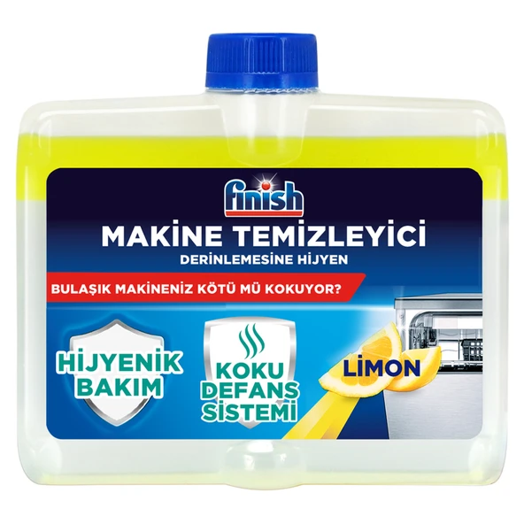 Finish Bulaşık Makinesi Hijyen Temizleyici 250 Ml Limon (8'li Paket) ürün görseli 1