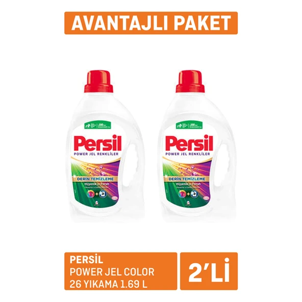 Persil Power Jel Color 26 Yıkama 1.69 L (7'li Paket) ürün görseli 1