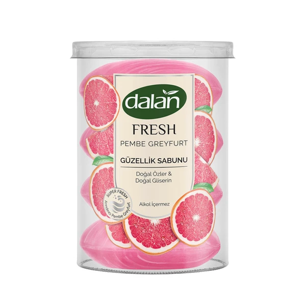 Dalan Fresh Pembe Greyfurt Güzellik Sabunu 4 x 110 G (3'li Paket) ürün görseli 1