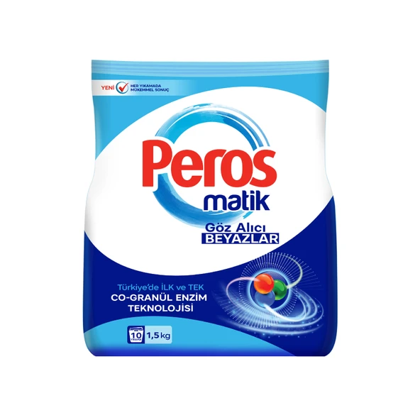 Peros Matik 1,5 Kg Göz Alıcı Beyazlar (5'li Paket) ürün görseli 1