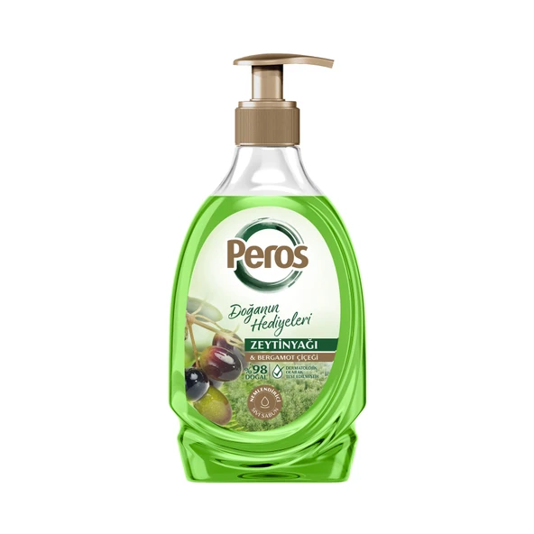 Peros Sıvı Sabun Zeytinyağı & Bergamot Çiçeği 392 Ml (7'li Paket) ürün görseli 1