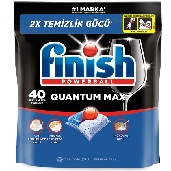 Finish Quantum Max 40'lı (3'li Paket) ürün görseli 1