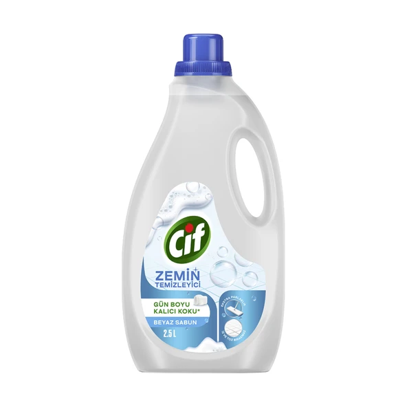 Cif Zemin Temizleyici Beyaz Sabun 2.5 L (5'li Paket) ürün görseli 1