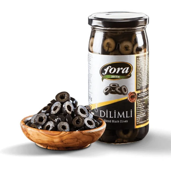 Fora Dilimli Siyah Zeytin 160 G (6'li Paket) ürün görseli 1