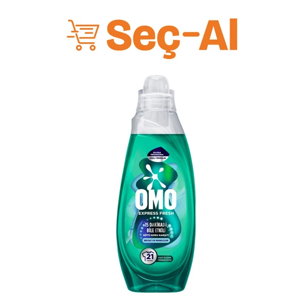 Omo Express Fresh Beyaz ve Renkliler 840 Ml (6'li Paket) ürün görseli 1