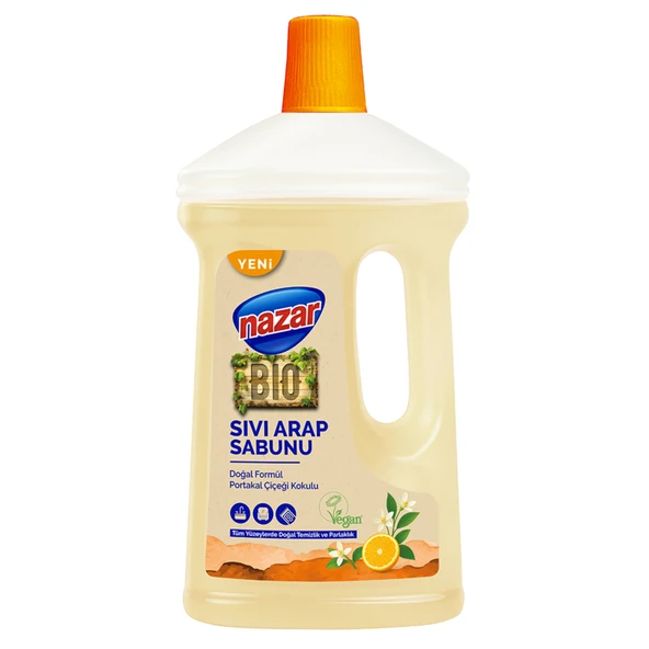 Nazar Bio Portakal Çiçeği Kokulu Sıvı Arap Sabunu (6'li Paket) ürün görseli 1