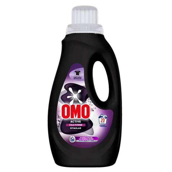 Omo Sıvı Cold Power Siyahlar 1 L (8'li Paket) ürün görseli 1