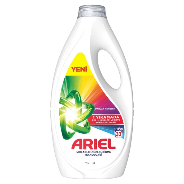 Ariel Sıvı Çamaşır Deterjanı Renklilere Özel 32 Yıkama 1.440 Ml (4'li Paket) ürün görseli 1