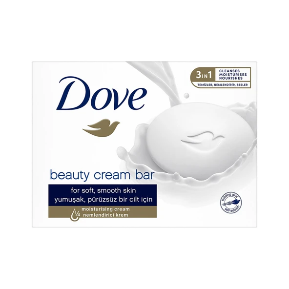 Dove Beauty Cream Bar Katı Güzellik Sabunu Original 90 g (8'li Paket) ürün görseli 1