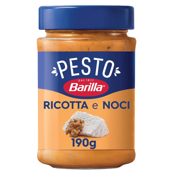 Barilla Cevizli Pesto Makarna Sosu (Pesto Ricotta e Noci) 190 G (6'li Paket) ürün görseli 1