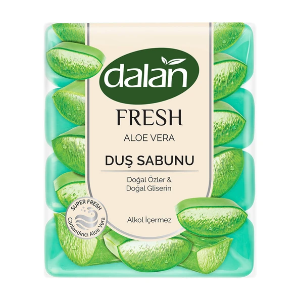 Dalan Fresh Aloe Vera Duş Sabunu 4 x 150 G (5'li Paket) ürün görseli 1