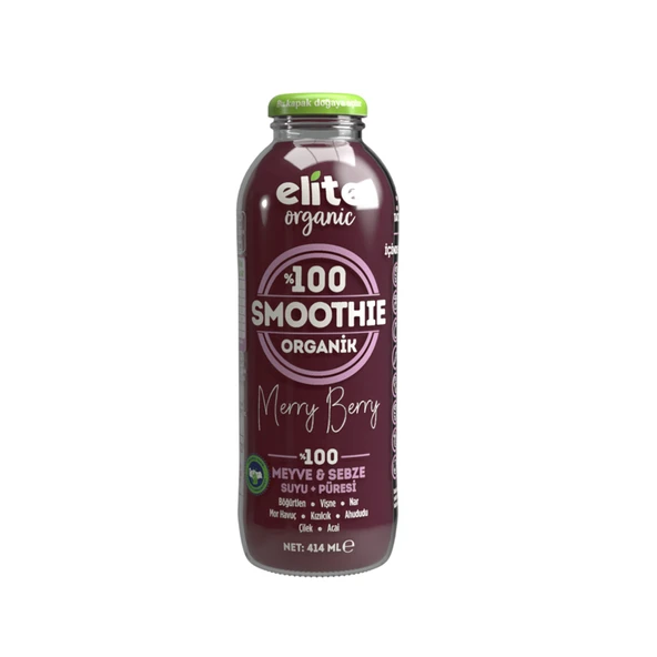 Elite Organik Smoothie Merry Berry 414 Ml (4'li Paket) ürün görseli 1