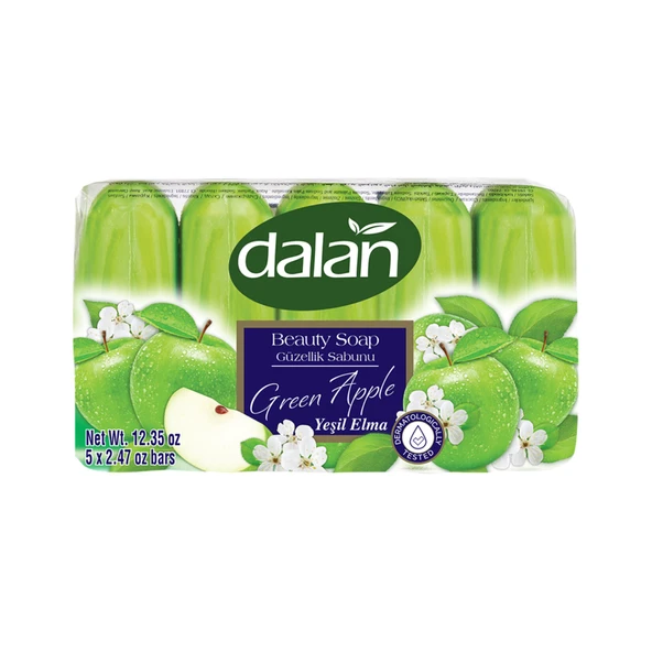 Dalan Yeşil Elma Güzellik Sabunu 5x70 G (6'li Paket) ürün görseli 1