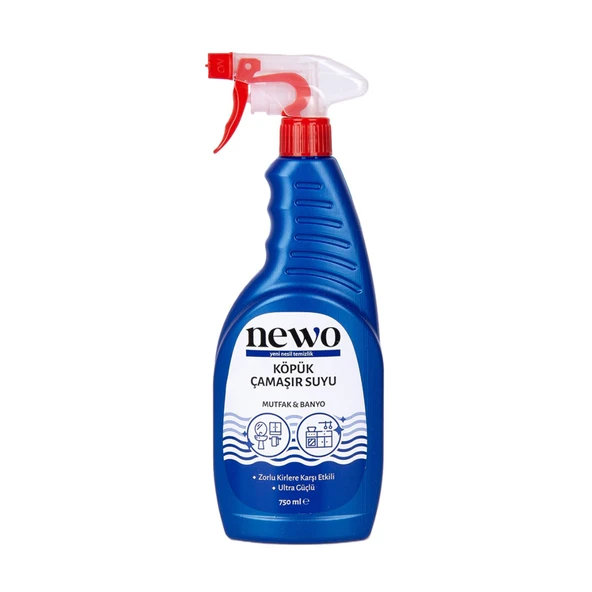 Newo Çamaşır Suyu Katkkılı Yağ Çözücü Köpük Sprey 750 Ml (7'li Paket) ürün görseli 1