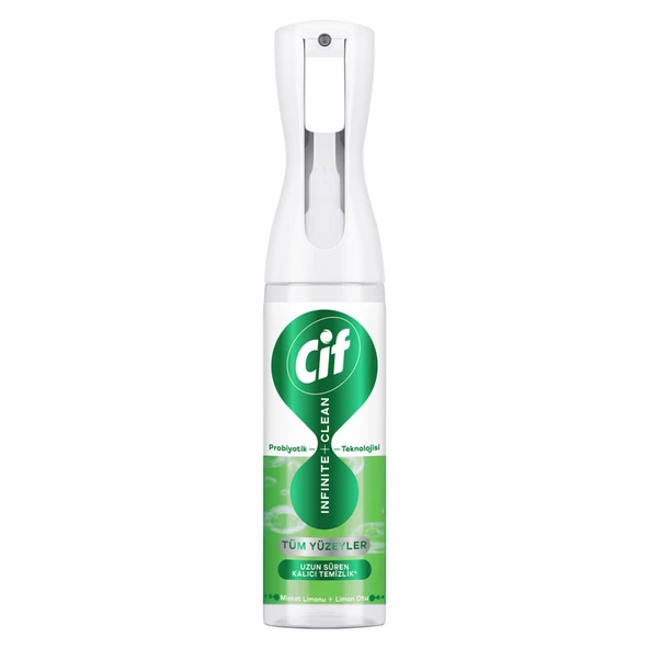 Cif Infinite Clean Sprey Misket Limon + Limon Otu 280 Ml (6'li Paket) ürün görseli 1