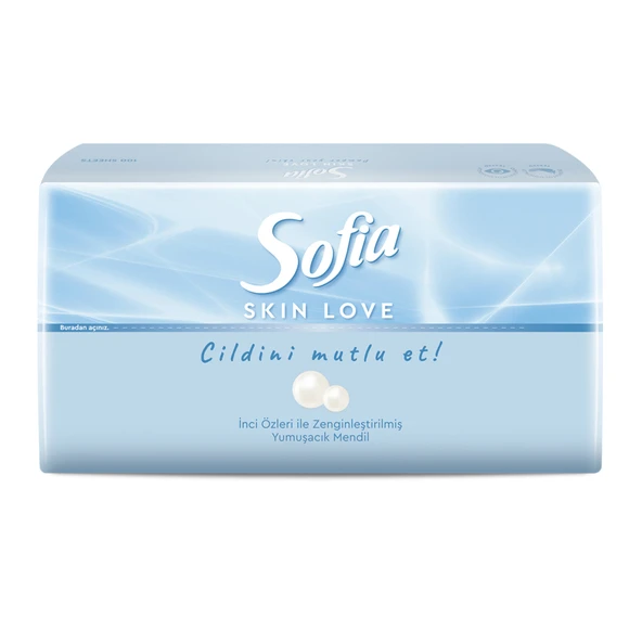 Sofia Skin Love Mendil 100'lü (7'li Paket) ürün görseli 1