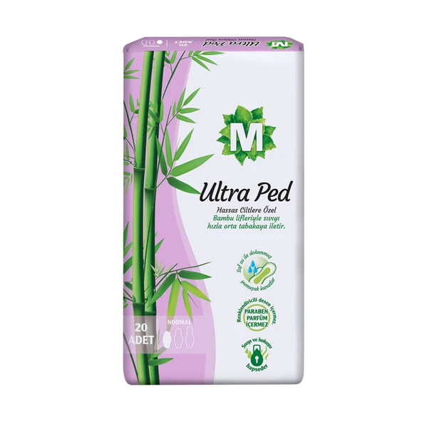 Migros Ultra Hijyenik Ped Normal 20 Adet (7'li Paket) ürün görseli 1
