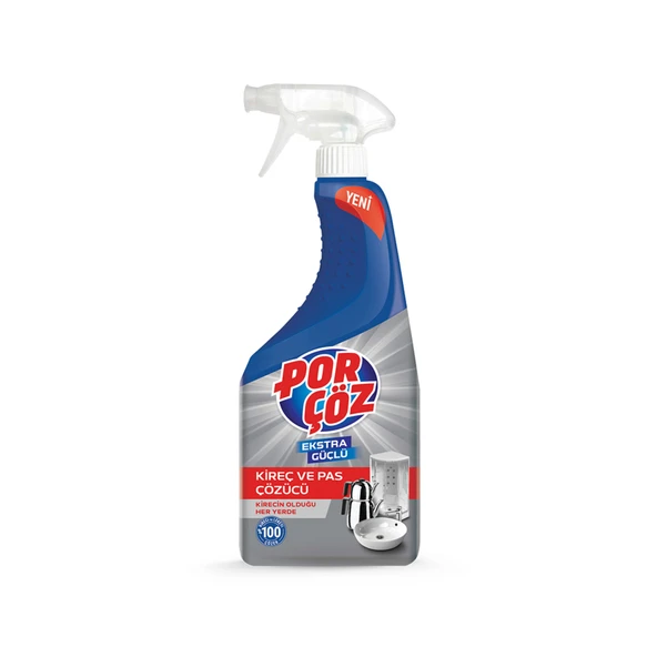 Porçöz Kireç Çözücü Sprey 750 Ml (5'li Paket) ürün görseli 1