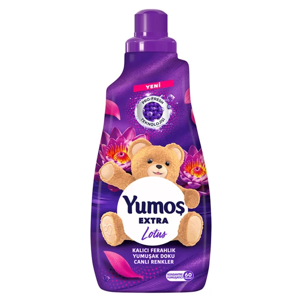 Yumoş Extra Çamaşır Yumuşatıcı Lotus 1440 Ml 60 Yıkama (5'li Paket) ürün görseli 1