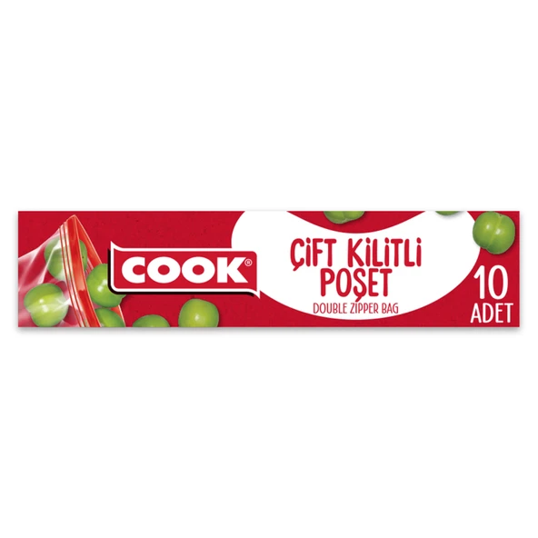 Cook Kilitli Buzdolabı Poşeti 10 Adet (5'li Paket) ürün görseli 1