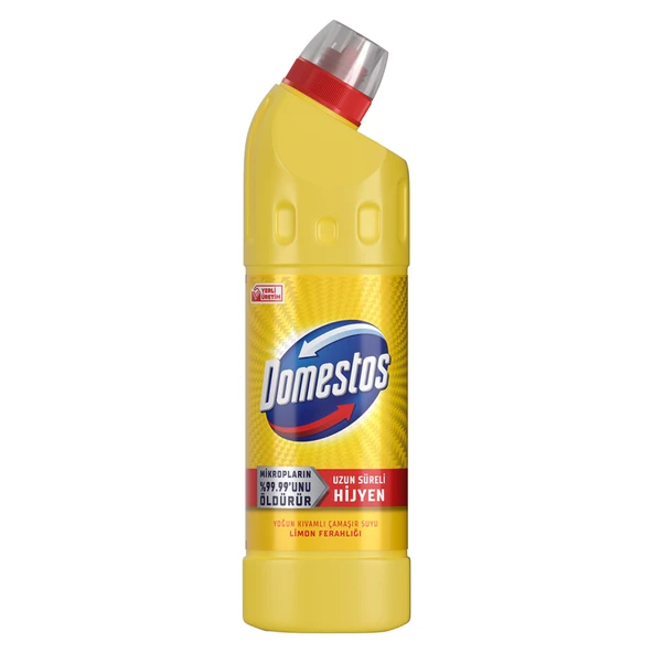 Domestos Yoğun Kıvamlı Çamaşır Suyu Limon Ferahlığı 750 Ml (5'li Paket) ürün görseli 1