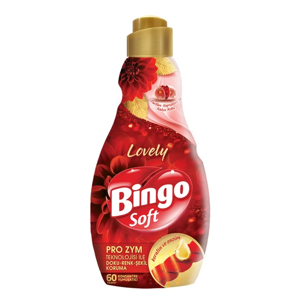 Bingo Soft Konsantre Yumuşatıcı 1440 Ml Lovely (5'li Paket) ürün görseli 1