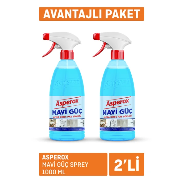 Asperox Mavi Güç Sprey 2 x 1L (7'li Paket) ürün görseli 1