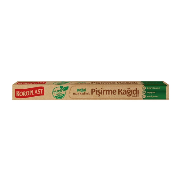 Koroplast Doğal Pişirme Kağıdı Hazır Kesim 10'lu (7'li Paket) ürün görseli 1
