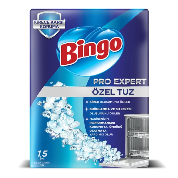 Bingo Bulaşık Makinesi Tuzu 1.5 Kg (4'li Paket) ürün görseli 1