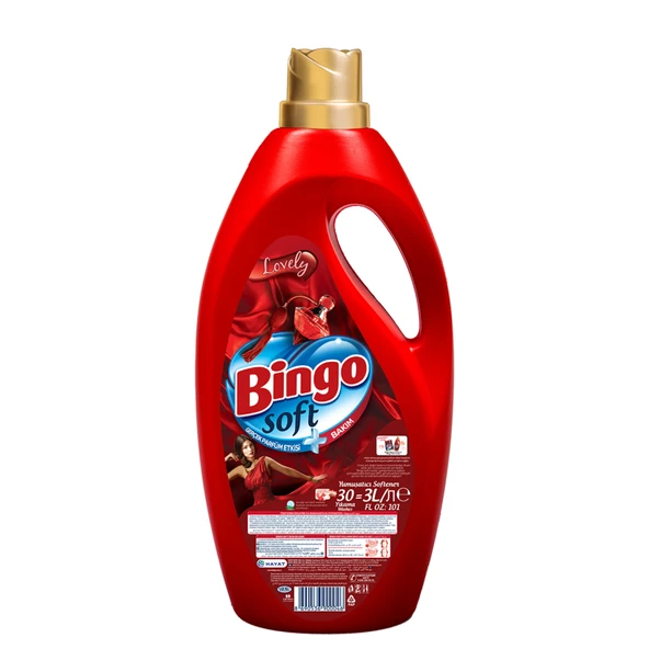 Bingo Soft Yumuşatıcı 3 L Lovely (4'li Paket) ürün görseli 1