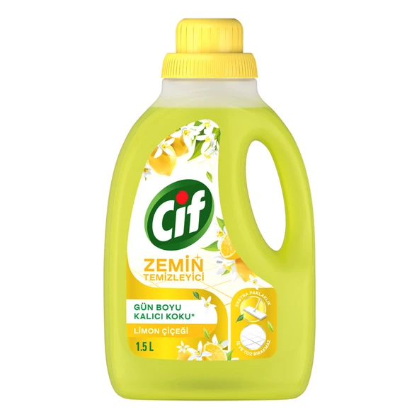 Cif Zemin Temizleyici Limon Çiçeği 1.5 L (8'li Paket) ürün görseli 1